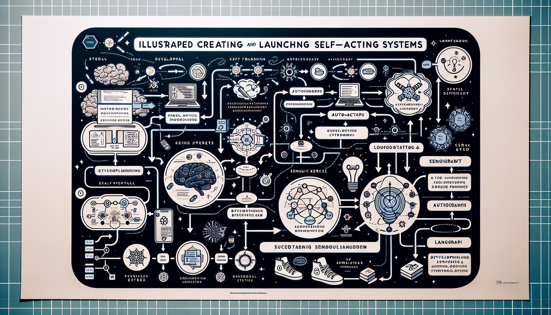 A visual roadmap for building and deploying agentic AI systems.