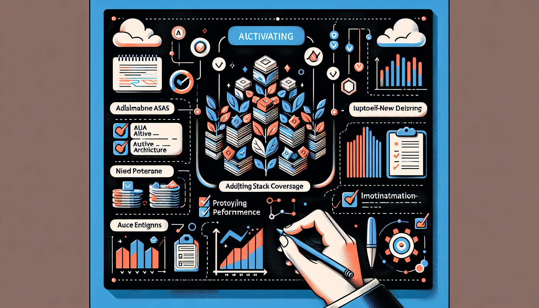 Checklist graphic of actionable takeaways for AI-native architecture implementation.
