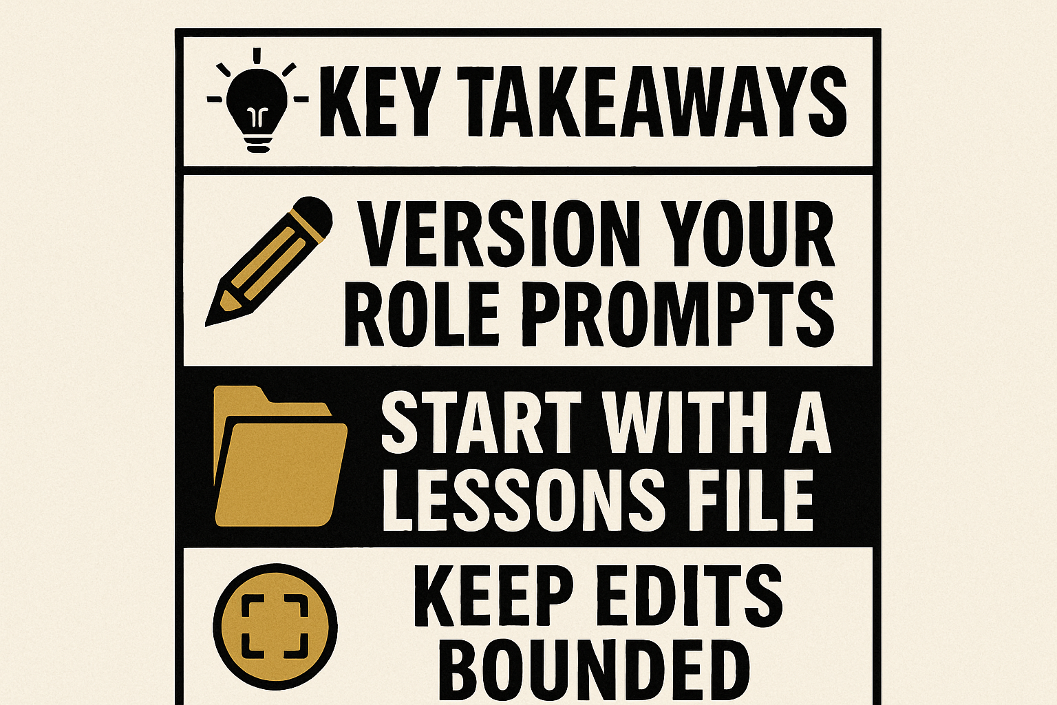 A visually appealing summary of the key takeaways from the article.