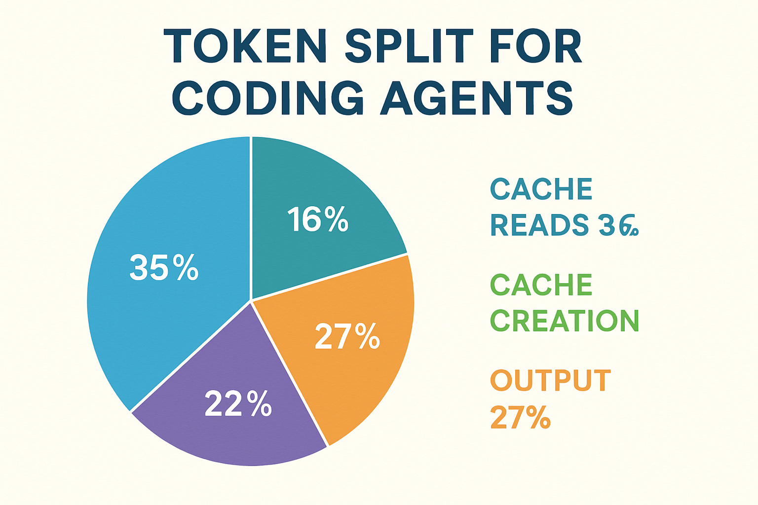 An infographic showing the breakdown of token metrics.